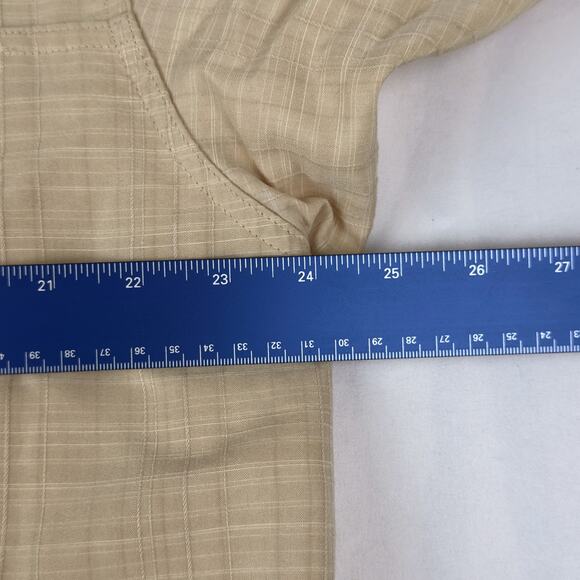 511 Tactical Series Covert Casual Shirt Concealed Pockets SS Pale Yellow LARGE - Picture 7 of 8